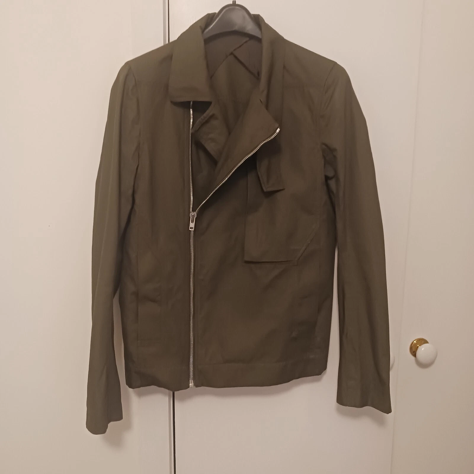 giacca uomo cotone rick owens SS 2016 ottime condizioni IT50 US40