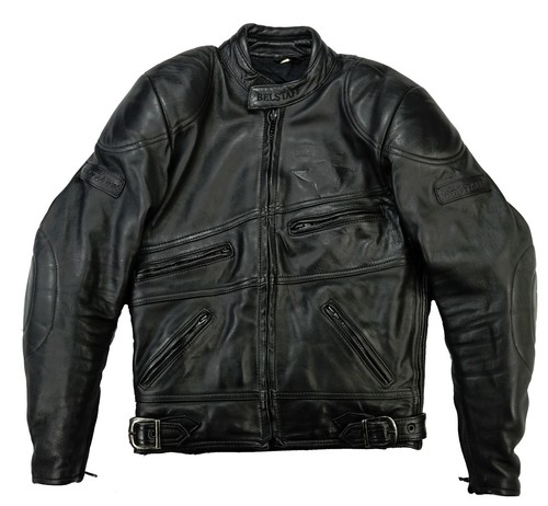 BELSTAFF Warrior Biker Motorrad Harley Leather Lederjacke 48 M