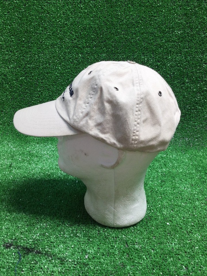 Khaki Tan Goodyear ForTera Hat Cap Adjustable StRapback Tripletred