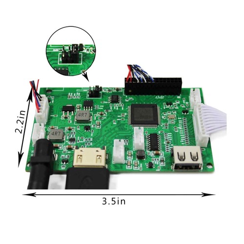 HD USB LCD Controller Board 14 in 1366X768 BT140XW02 LCD Screen - Afbeelding 2 van 6