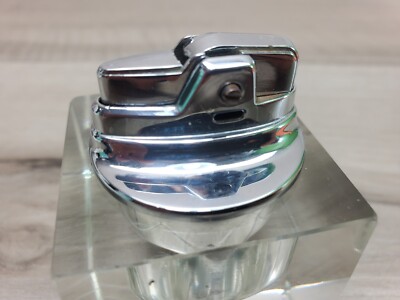 Vintage Robson lighter Clear Glass Cube Table 