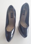 THE WILD PAIR PLATFORM HEELS Sz 10 6.25" Patent Leather — photo 2