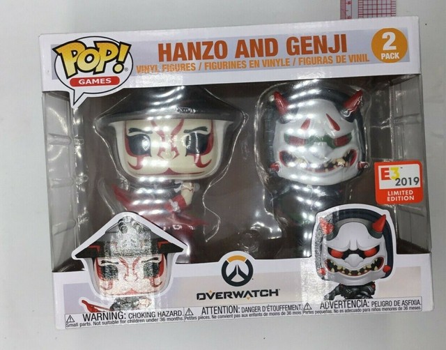Funko Pop! Hanzo and Genji 2-Pack E3 2019 Limited Edition Overwatch K031 | eBay