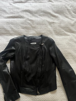damen leder jacke gr 38/40 Von Jil sander