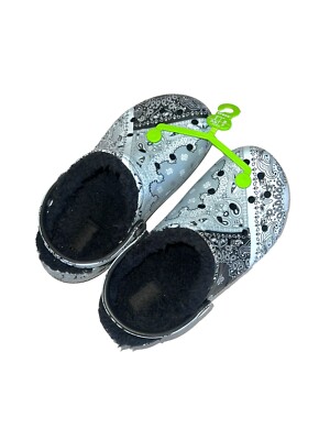 Crocs Kids' Baya Lined Bandana Printed Clog