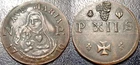 Amiens, Somme (80) Méreau de XII sols 1710 SUPERB RARE