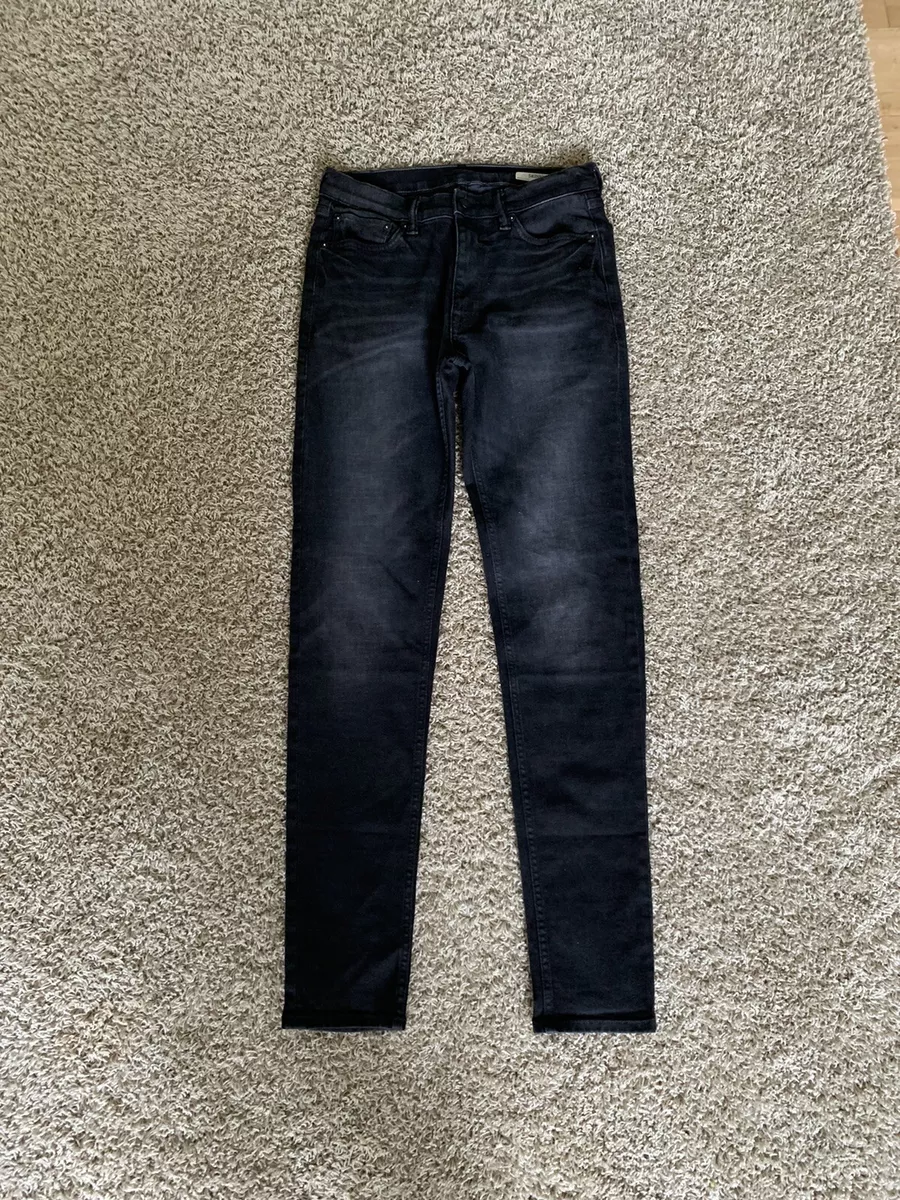 Mens skinny brand new M S black jeans. Size 33