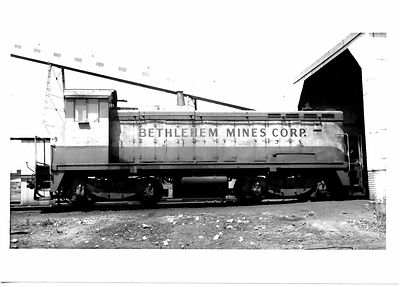 7AA676 RP 80er Jahre? BETHLEHEM MINES CORP MINE LOKOMOTIVE