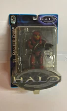 2003 Halo 1 Combat Evolved 7'' MASTER CHIEF (Red) Shotgun Series 2 Joyride New