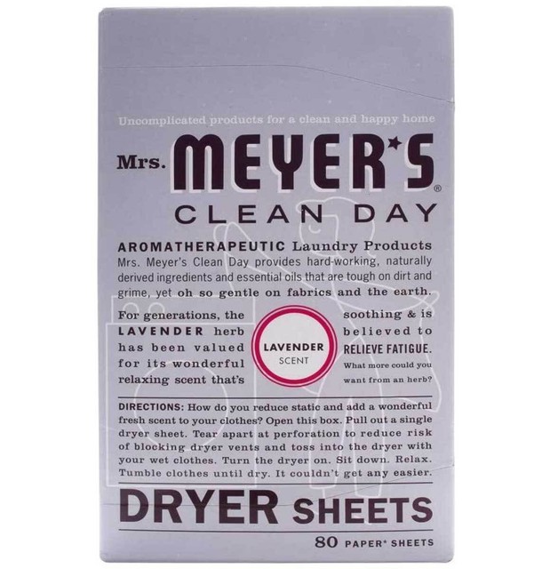 Mrs. Meyer’s Baby Blossom Dryer Sheets
