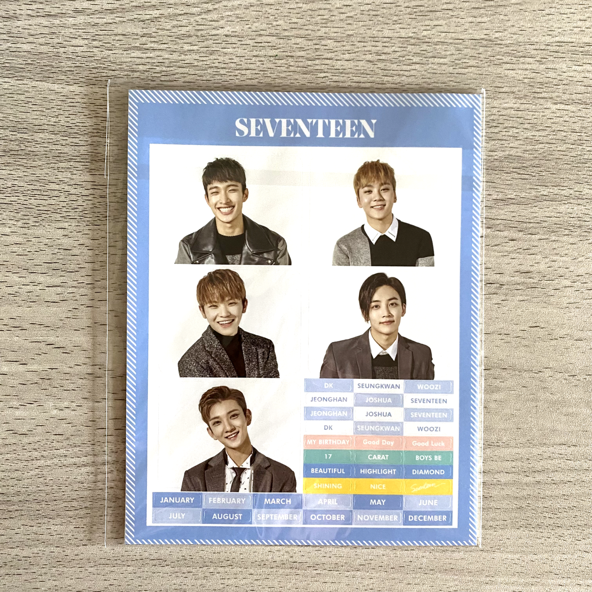 SEVENTEEN 2017 SEASON&#39;S GREETING ブルーシーグリ SEVENTEEN 2017 Season's greeting Blue ver. calendar SVT | eBay