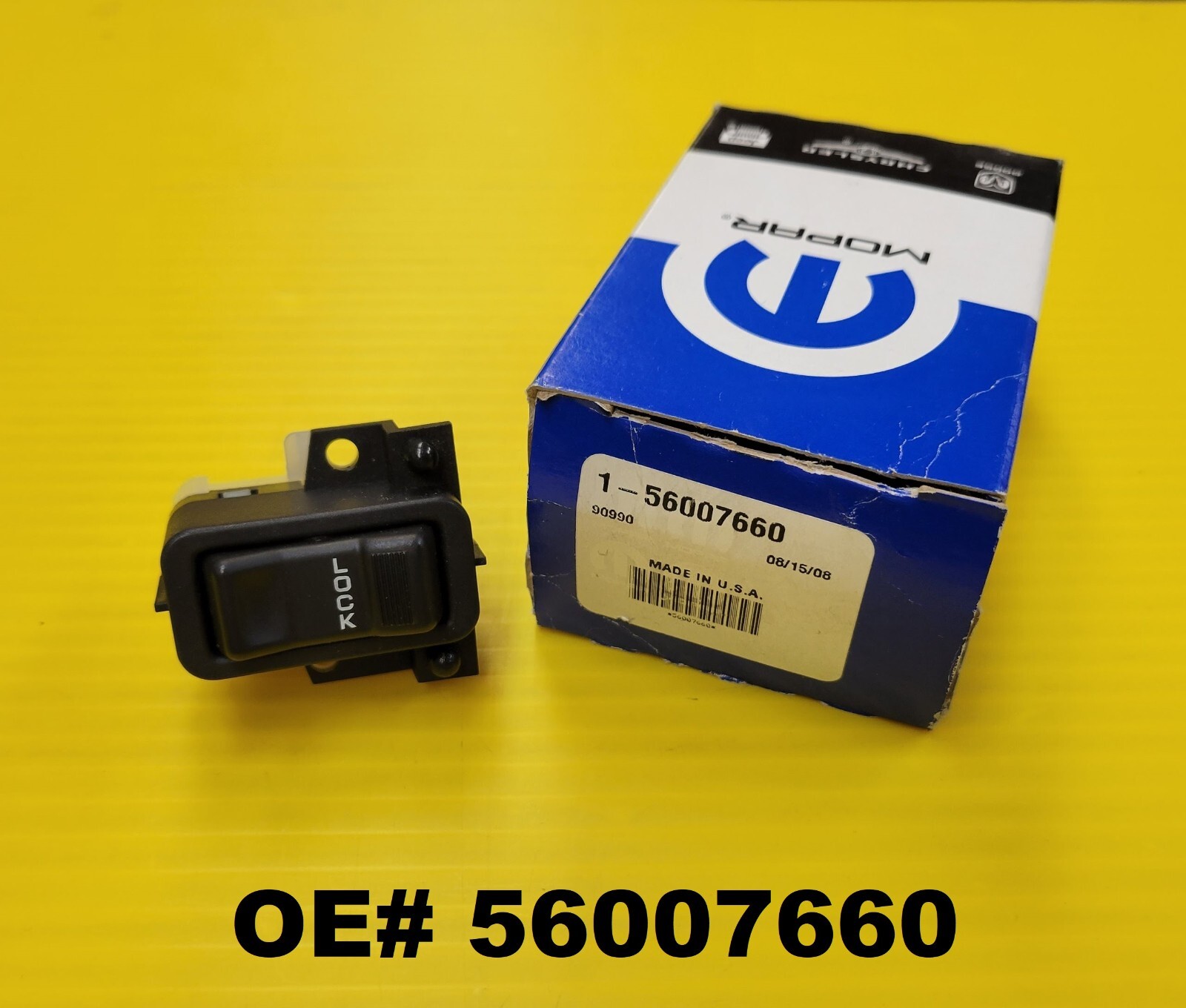 NOS+OEM+Mopar+Power+Door+Lock+Switch+56007660+for+Various+9496+Jeep