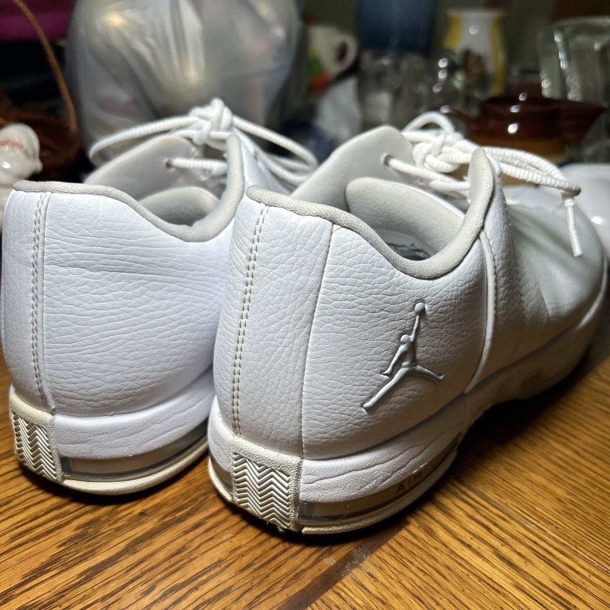 Size 8 - Air Jordan TE 2 Low White for sale online | eBay