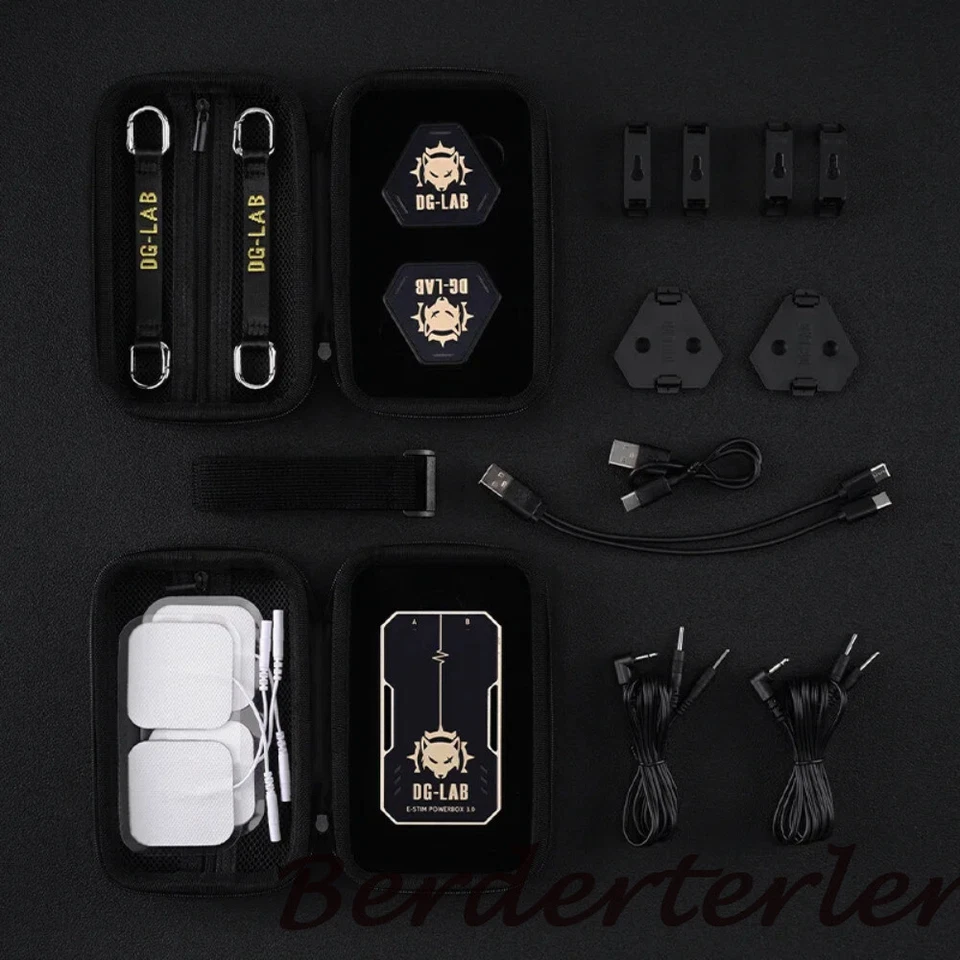 Dispositivos de choque de botón inalámbricos DG-LAB "COYOTE" E-Stim Powerbox 3.0 "PawPrints" Foto 3 de 4