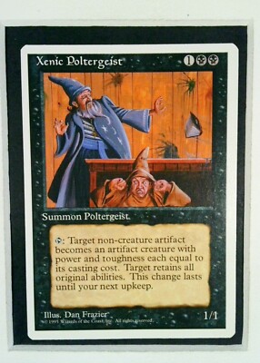 Xenic Poltergeist Rare 4th Edition 1995 Magic The Gathering MTG HP