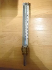 GDR 1 Maschinenthermometer Heizungsthermometer 3/4 Zoll Gewinde Neu NG200 0-140°