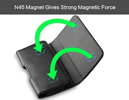 iPhone Belt Clip leather Loop XL Holster for iPhone 12/13/14/15 plus 15 Pro Max - Image 2 of 4