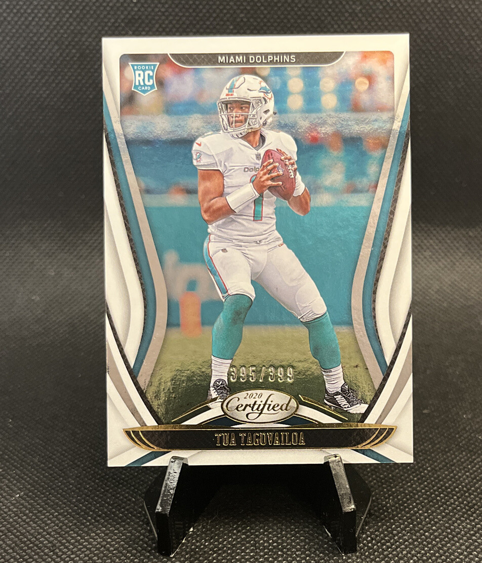 Tua Tagovailoa 2020 Panini Certified White Rookie Card /399 RC Mint Dolphins