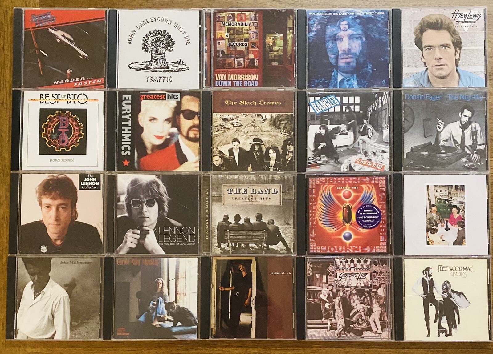 Lot Of 20 Classic Rock CD???s, used, Alice Cooper, Led Zeppelin