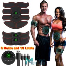 Rechargeable Electric Muscle Toner Machine ABS Toning Belt Simulation Fat Burner
