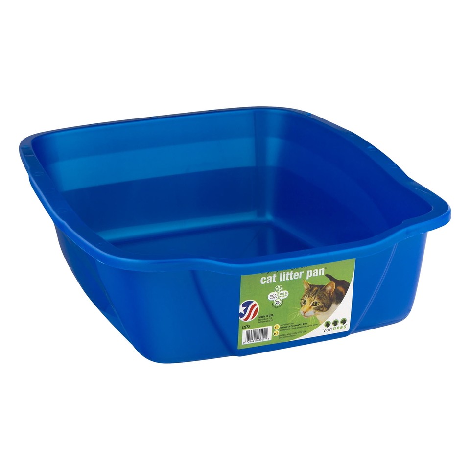 Van Ness Plastics Cat Litter Pan Blue Large eBay