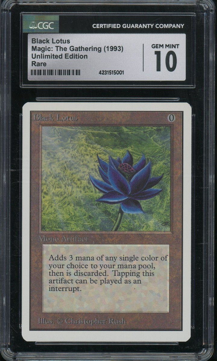 CGC 10 Gem Mint Unlimited - Black Lotus - MTG - Magic - (BGS CGC 10 Gem Mint Unlimited - Black Lotus - MTG - Magic - (BGS
