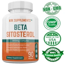 1 Beta Sitosterol Super Mega Strength for Prostate Phytosterol Plant Sterol