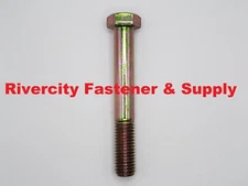 5/8-11x4-1/2 Hex Head Cap Screw 5/8x11 x 4.5 Bolts 5/8x11x4-1/2 Grade 8 ZY