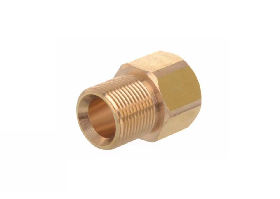 PWPUK Pressure Washer Brass Male x Female M22 Couplings Karcher & Nilfisk Compatible