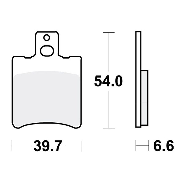 TRW BremsbeläGe Passend Vorn FüR Buffalo/Quelle Carosello 50 Bj. 2000-2001-image