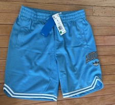 NWT Boys  Adidas Originals Shorts Carolina Blue L Drawstring  Pockets MSRP 50