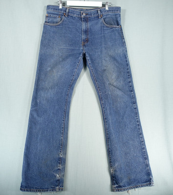 Vintage Levis 517 Jeans Herren W38 L34 Blau Bootcut Western Cowboy Denim Hose Y2K