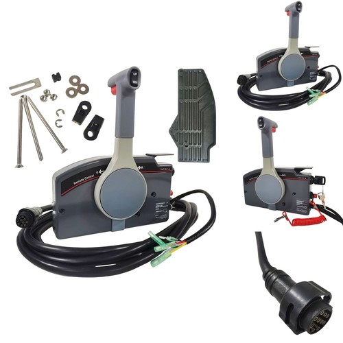 ZOYAN 703 Yamaha Outboard Remote Control Box 10-Pin 16FT Cable Side ...