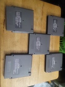 5 NES GAME LOT - Excitebike, Rad Racer, Jordan Vs Bird, 10 Yard Fight, Tennis