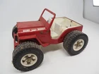 Vintage Tonka Dune Buggy No. 2445 Jeep - Red - Steel Frame