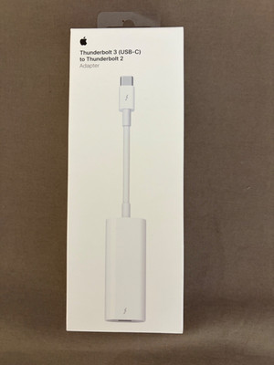 NEW Genuine Apple Thunderbolt 3 (USB-C) to Thunderbolt 2 Adapter MMEL2AM/A A1790