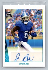 2021 Leaf Memories - 1990 Base Auto Spectrum Platinum #BA-JA1 Josh Ali #/50