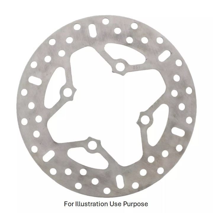 EBC Solid Rear Brake Disc Rear Left for Triumph Thruxton TFC 1200 2019 - 2020