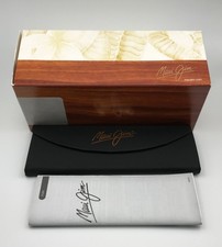 New Authentic Maui Jim Small Black Glasses Case