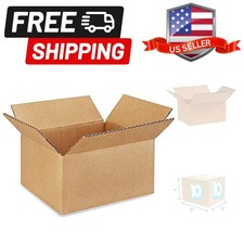 Shipping Boxes Mailers 8x6x4 inches Cardboard Small Packing Kraft Moving Mail...