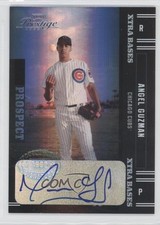 2005 Playoff Prestige Prospect Xtra Bases Black 10/10 Angel Guzman #170 Auto b9e