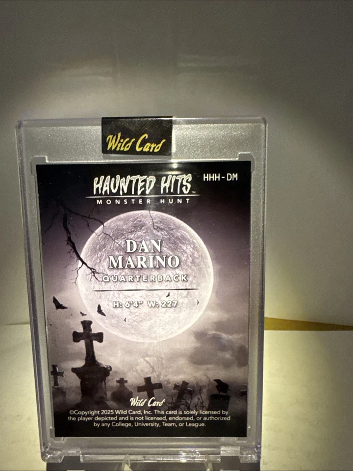 Dan Marino Wild Card Haunted Hits Monster Hunt 1/1 绿色 — 第 2/2 张图片