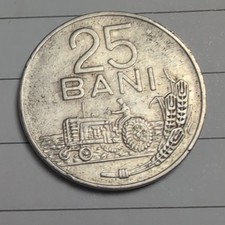 Romania, Romanian Coin, 25 Bani /Leu/ 1966