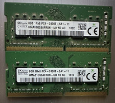 SK Hynix 16GB 2x8GB 1Rx8 DDR4 PC4-19200 PC4-2400T Laptop RAM HMA81GS6AFR8N-UH