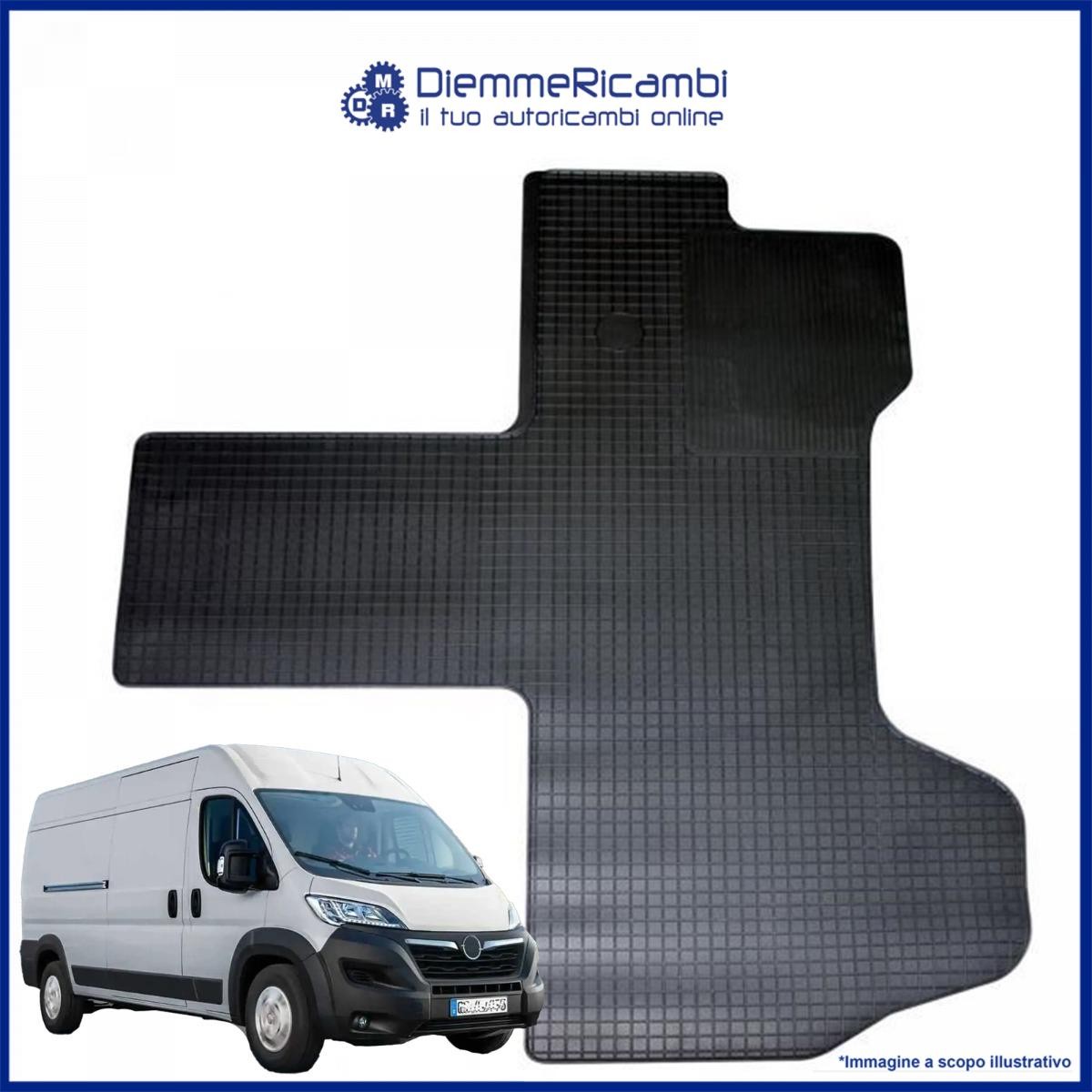 TAPPETO - TAPPETINI IN GOMMA NERI PER OPEL MOVANO C DAL 2021 IN POI