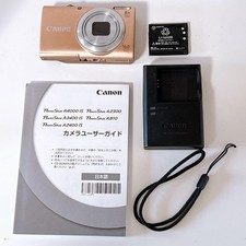 Canon PowerShot A4000 IS rosa 16 MP 8x zoom ottico con batteria, caricabatterie