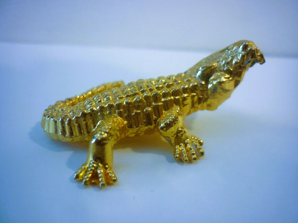 FEVE  CROCODILE  METAL DORE  RECTO/VERSO - Photo 2/3