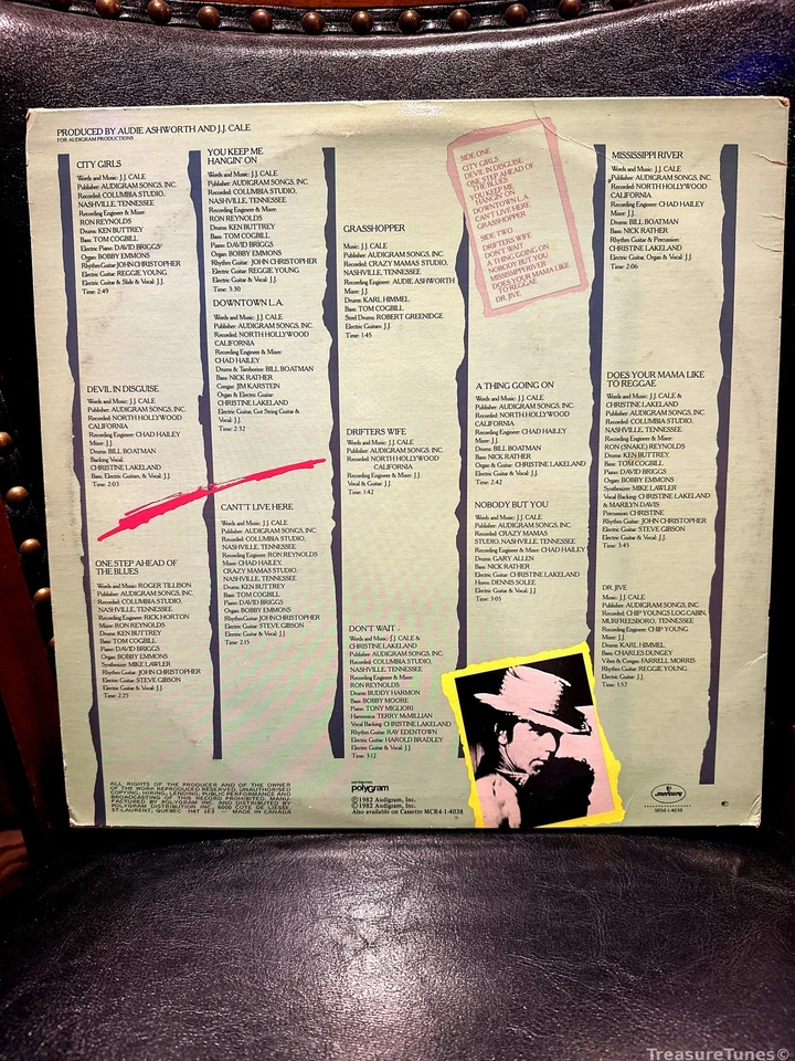 J.J. Cale - Vinilo saltamontes LP [1982] SRM-1-4038 Foto 2 de 2