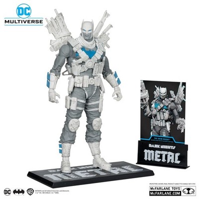 DC Multiverse Actionfigur The Grim Knight Dark Nights Metal B&W Accent Edition
