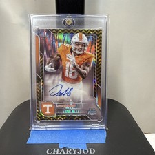 DeSean Bishop Bowman Chrome 2025 Black Gold /25 Auto